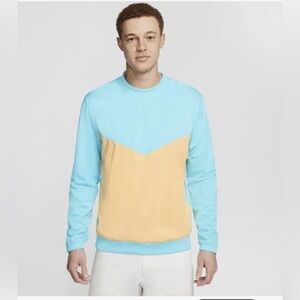 Nike Shield Victory Golf Windbreaker Jacket – Medium,‎ Blue Gaze/Yellow